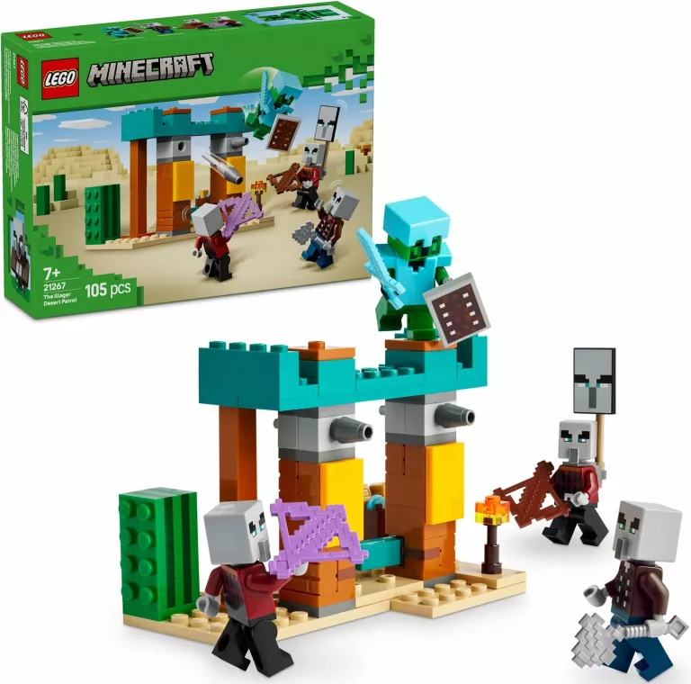 LEGO MINECRAFT PUSTYNNY PATROL ZŁOSADNIKÓW 21267