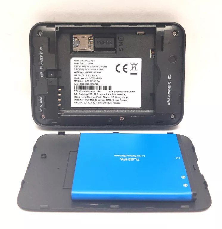 ROUTER MOBILNY WIFI 4G TCL LINK ZONE