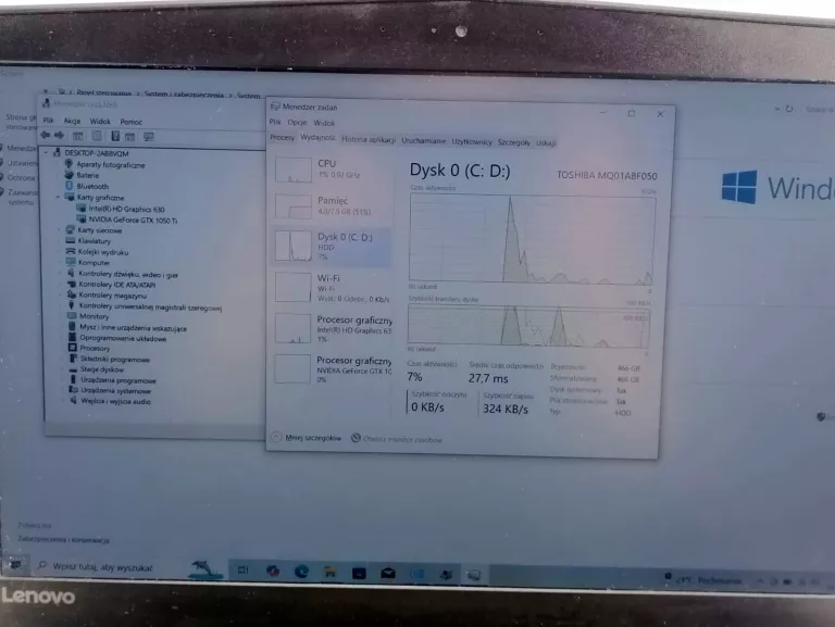 LAPTOP LENOVO LEGION Y520-15IKBN 15,6 " INTEL CORE I7 8 GB / 512 GB