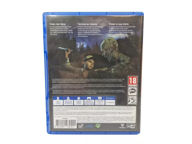 PS4 THE WALKING DEAD FINAL SESON