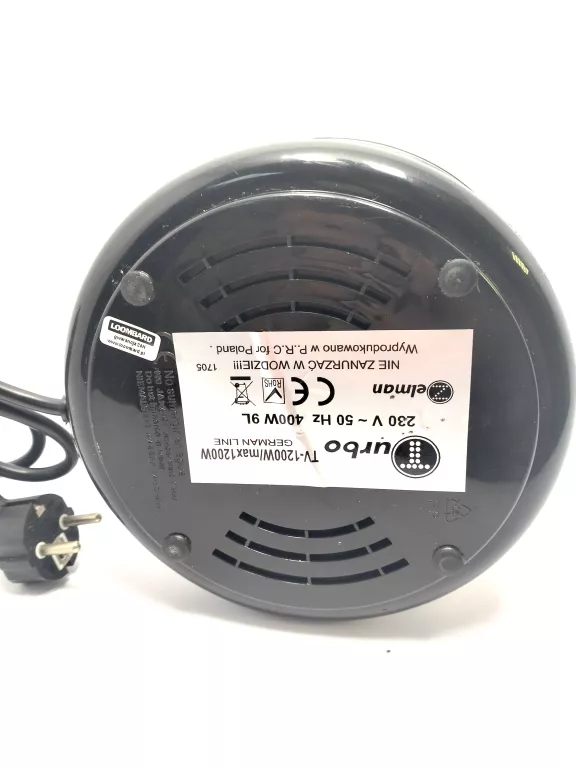 PAROWAR TURBO TV-1200W