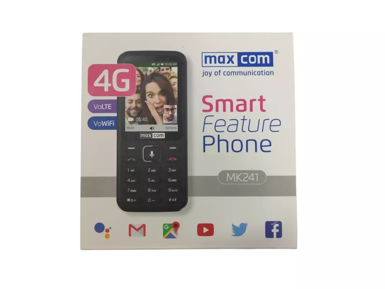 TELEFON MAX COM SMARTY FEATURE 2 BATERIE W ZESTAWIE