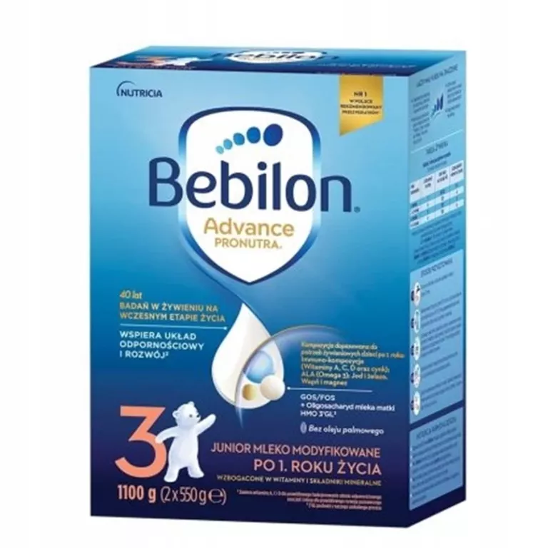 MLEKO BEBILON JUNIOR 3 Z PRONUTRA-ADVANCE 1000G