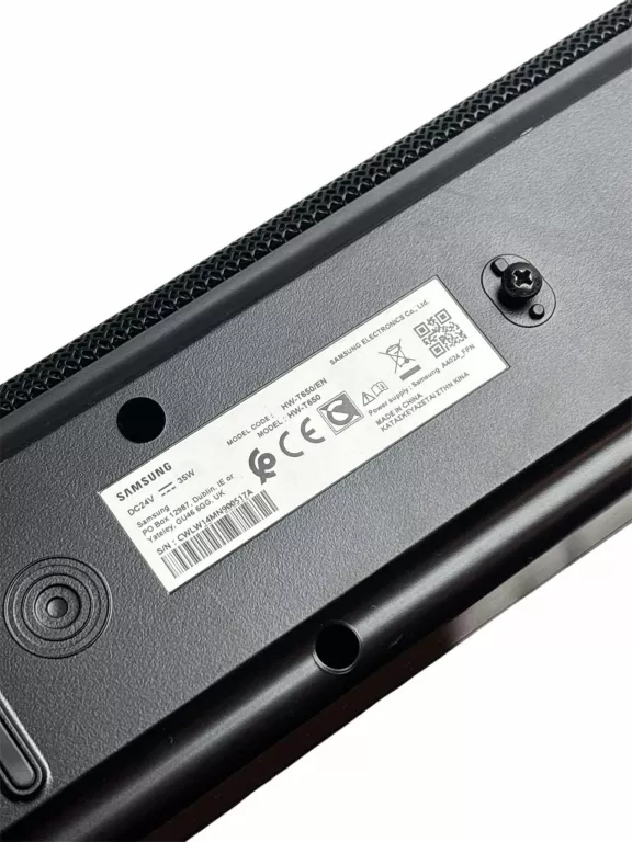 SOUNDBAR SAMSUNG HW-T650 - 340W - SUBWOOFER - PILOT - OKABLOWANIE