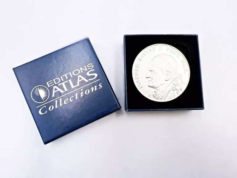 MEDAL PAMIĄTKOWY - JAN PAWEŁ II- EDITIONS ATLAS COLLECTIONS 7 427 009
