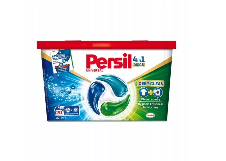 PERSIL UNIVERSAL KAPSUŁKI DYSKI DO PRANIA 20 SZTUK 20 PRAŃ