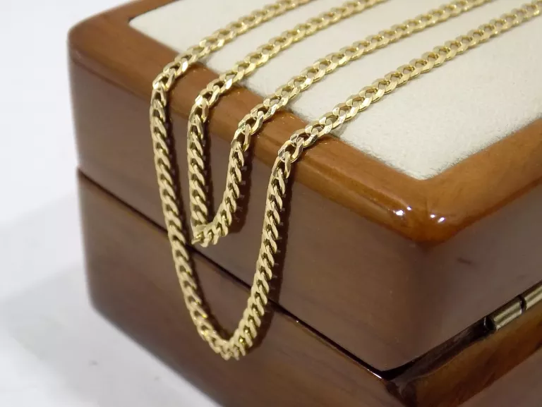 ZŁOTY ŁAŃCUSZEK PANCERKA PRÓBA 333 WAGA OK. 4,09G