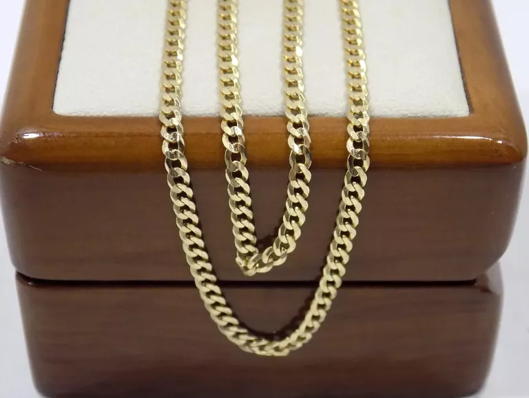 ZŁOTY ŁAŃCUSZEK PANCERKA PRÓBA 333 WAGA OK. 4,09G