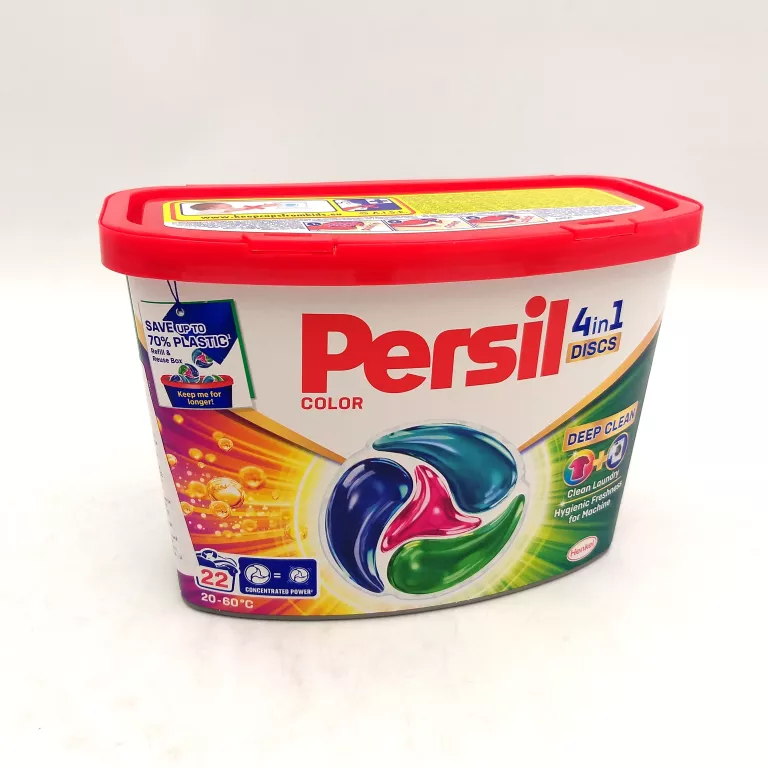 PERSIL KAPSUŁKI DO PRANIA KOLORU COLOR KOLOR POWER CAPS DEEP CLEAN 22SZT
