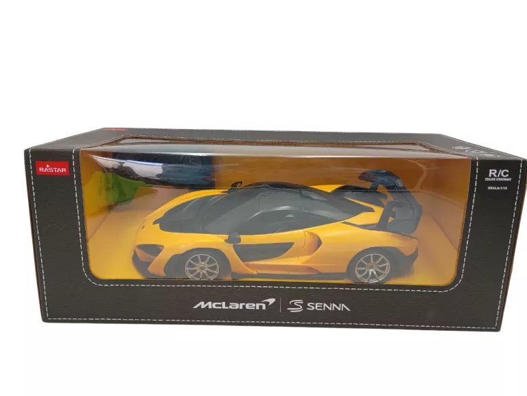 SAMOCHÓD ZDALNIE STEROWANY RASTAR MCLAREN SENNA ŻÓŁTY 1:18