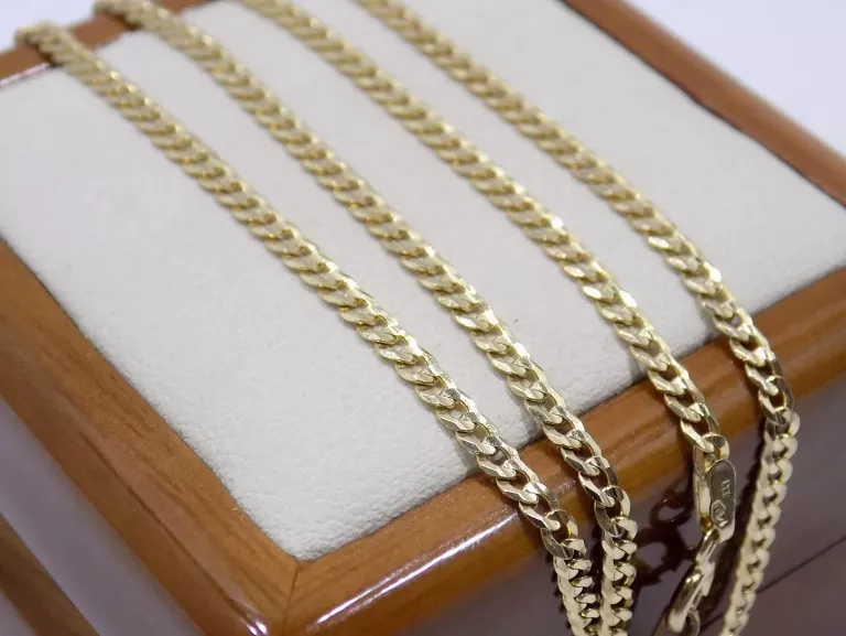 ZŁOTY ŁAŃCUSZEK PANCERKA PRÓBA 333 WAGA OK. 4,09G