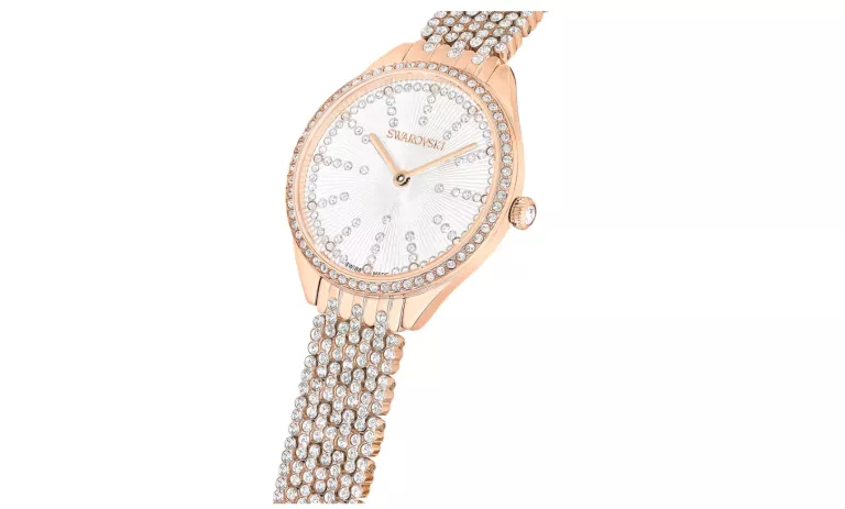 ZEGAREK SWAROVSKI ATTRACT SWISS MADE, OPRAWA BRUKOWA PEŁNA