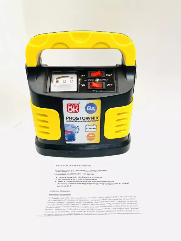 PROSTOWNIK CAR OK 12V/24V 8A