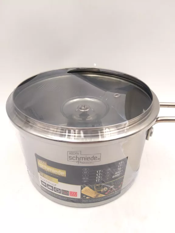 RONDEL METALOWY Z POKRYWKĄ 16 CM
