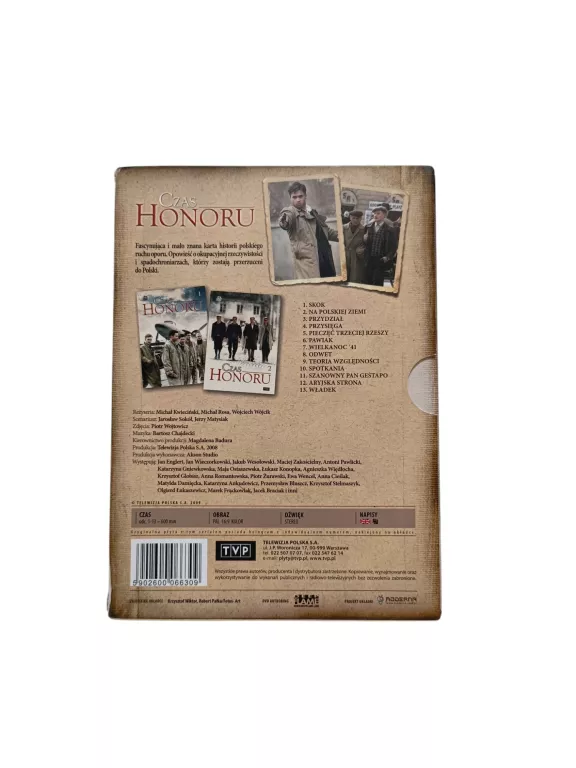 SERIAL DVD CZAS HONORU SEZON I