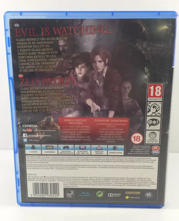 GRA NA PS4 RESIDENT EVIL REVELATIONS 2