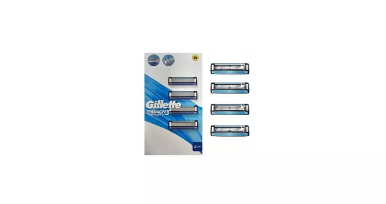 WKŁADY OSTRZA DO MASZYNKI GILLETTE MACH 3 SPORT 4 SZT OSTRZA