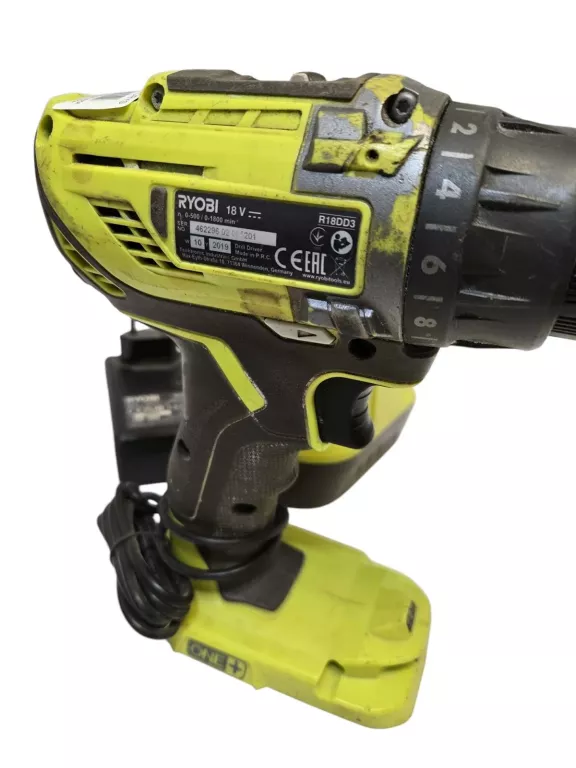 WIERTARKO-WKRĘTARKA RYOBI R18DD3 + ŁADOWARKA