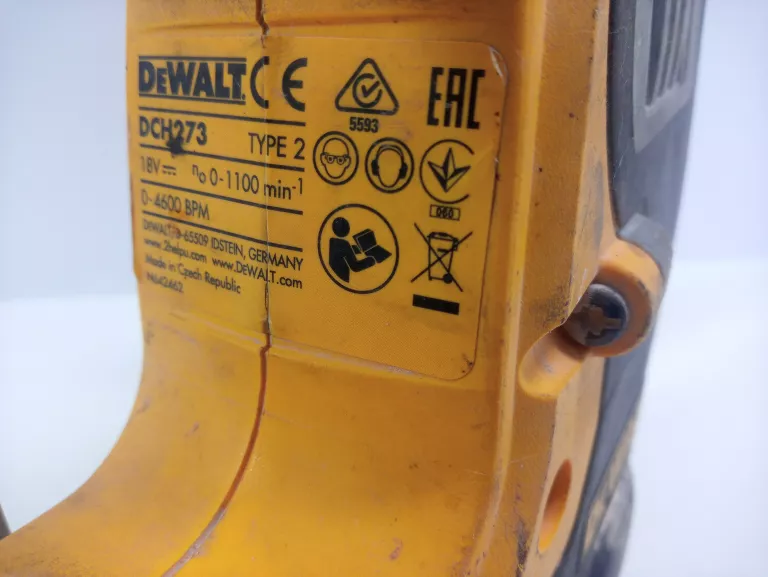 MŁOTOWIERTARKA DEWALT DCH273 + WALIZKA