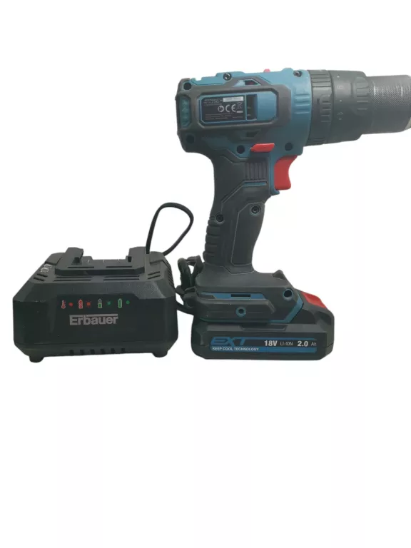 ZESTAW ERBAUER 18 V WKRĘTARKA ECD18-LI-2 + ZAKRĘTARKA EID18-LI