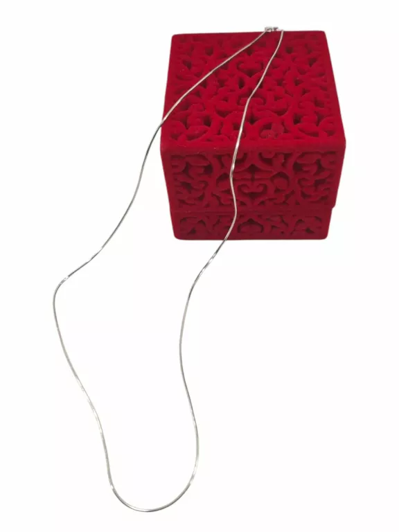 SREBRNY KLASYCZNY ŁANCUSZEK ŻMIJKA 45CM 25