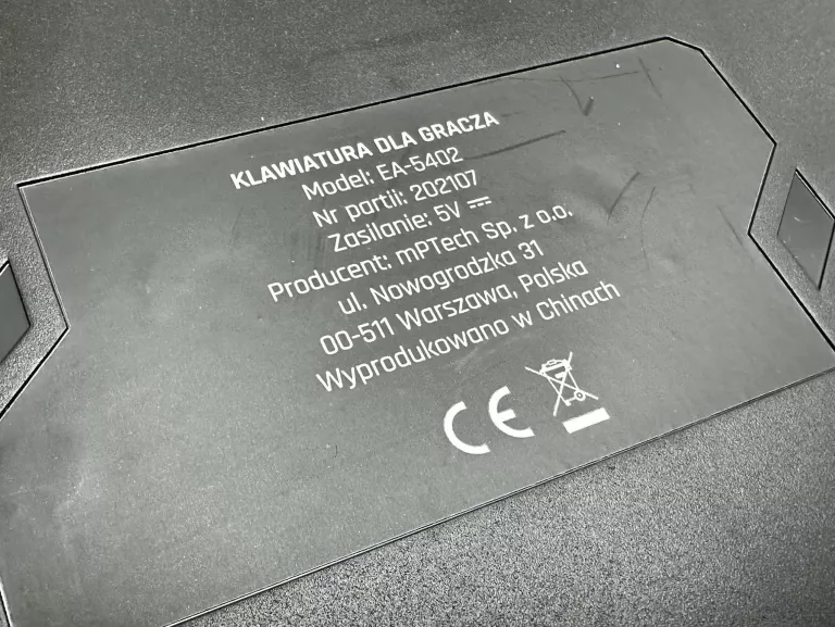 KLAWIATURA DRAGON BREATH EA-5402