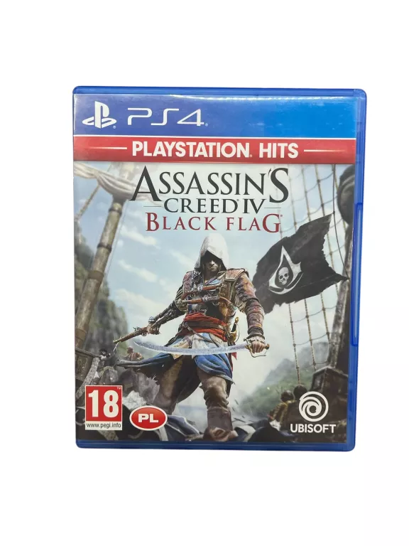 GRA PS4 ASSASINS CREED 4 BLACK FLAG PS4 STAN BARDZO DOBRY