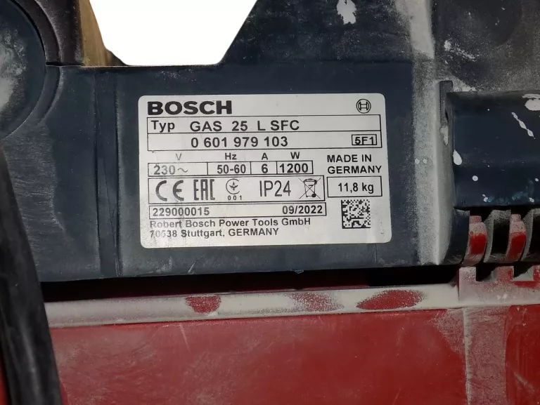 ODKURZACZ BOSCH GAS 25 L SFC PROFESSIONAL