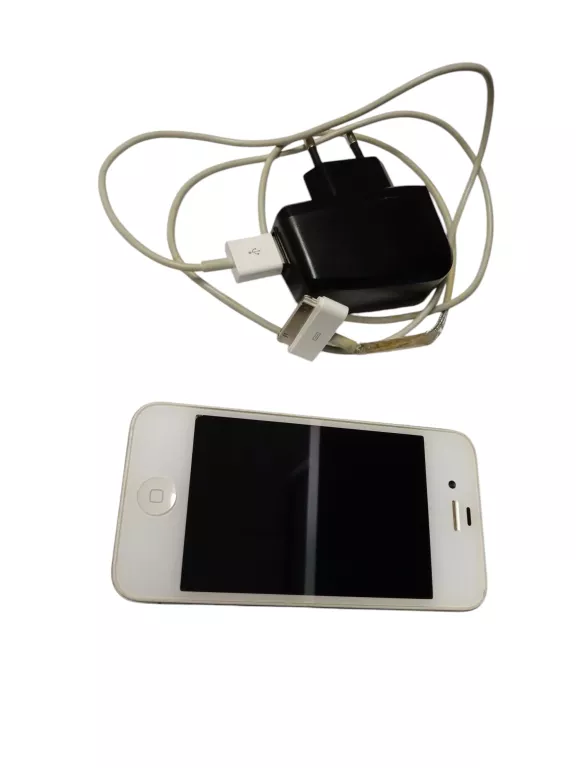 TELEFON IPHONE 4 BIAŁY + ŁAD