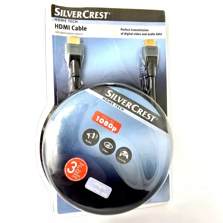 KABEL HDMI SILVERCREST 1080P 2M