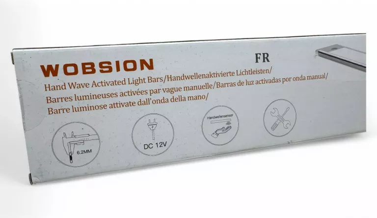 LAMPKA LED PODSZAFKOWA Z CZUJNIKIEM RUCHU WOBSION 42CM 6000K JAK NOWA!!
