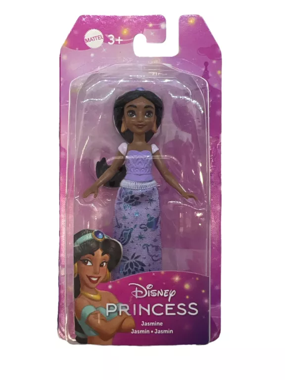 LALKA KSIĘŻNICZKA JASMINE DISNEY PRINCESS MATTEL 9 CM