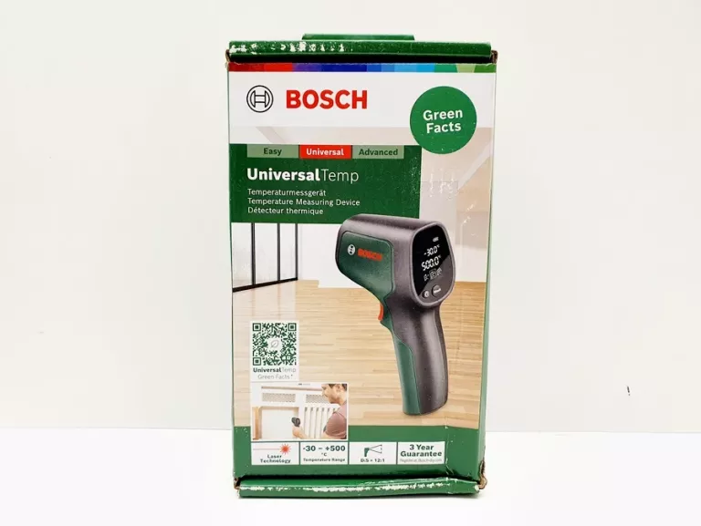 BOSCH UNIVERSALTEMP CYFROWY TERMODETEKTOR TERMOMETR PIROMETR BEZDOTYKOWY