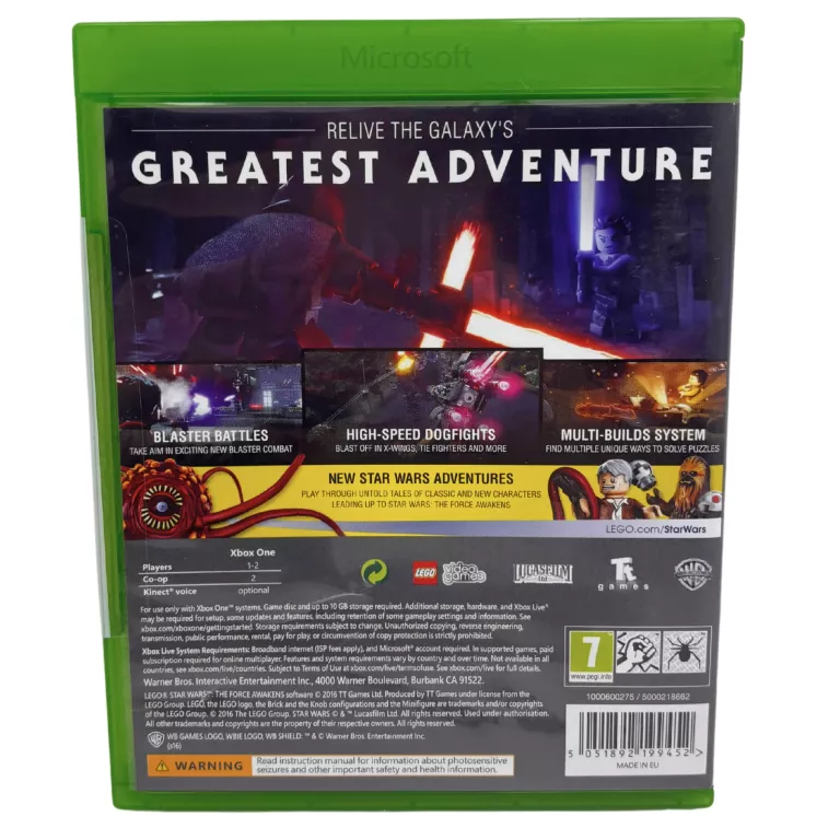 LEGO STAR WARS THE FORCE AWAKENS XBOX ONE 5051892199452