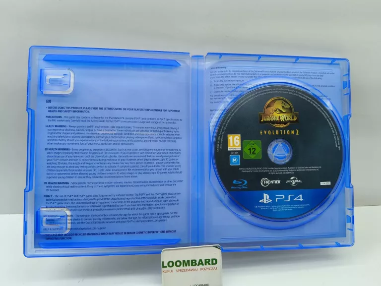 GRA JURASSIC WORLD EVOLUTION 2 PS4