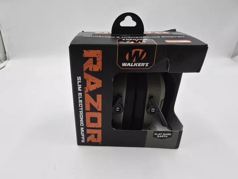 OCHRONNIKI SŁUCHU WALKERS RAZOR SLIM - FLAT DARK EARTH