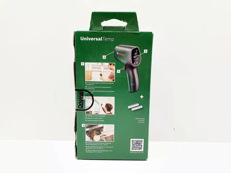 BOSCH UNIVERSALTEMP CYFROWY TERMODETEKTOR TERMOMETR PIROMETR BEZDOTYKOWY