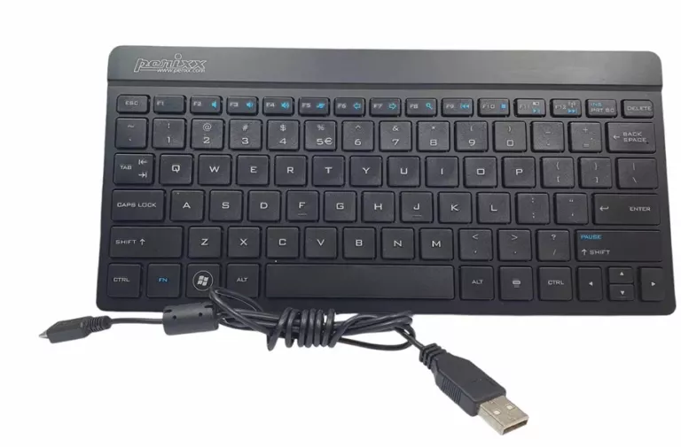 KLAWIATURA BEZPRZEWODOWA BLUETOOTH PERIXX PERIBOARD-804 CZARNA 10 M