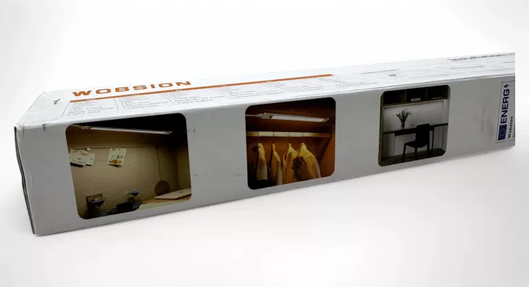 LAMPKA LED PODSZAFKOWA Z CZUJNIKIEM RUCHU WOBSION 42CM 6000K JAK NOWA!!