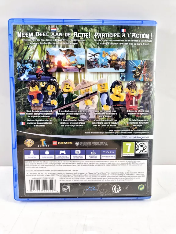 LEGO NINJAGO MOVIE VIDEO GAME SONY PLAYSTATION 4 (PS4)