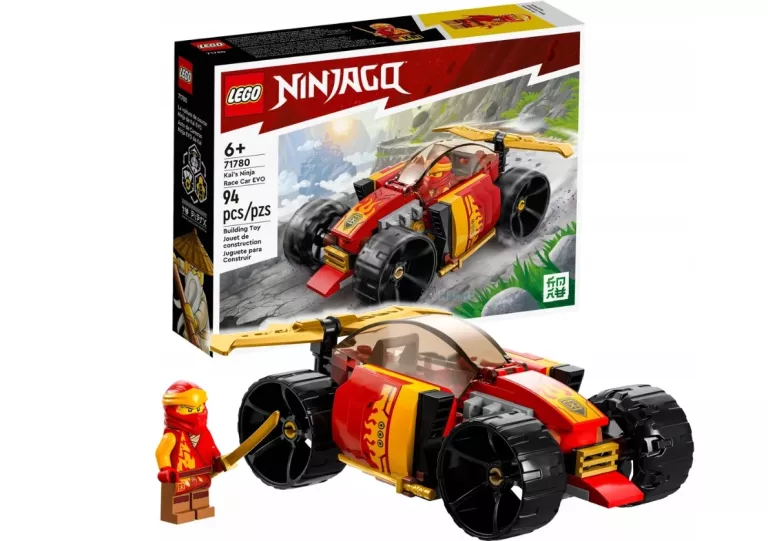 LEGO NINJAGO SAMOCHÓD WYŚCIGOWY NINJA KAIA EVO 71780