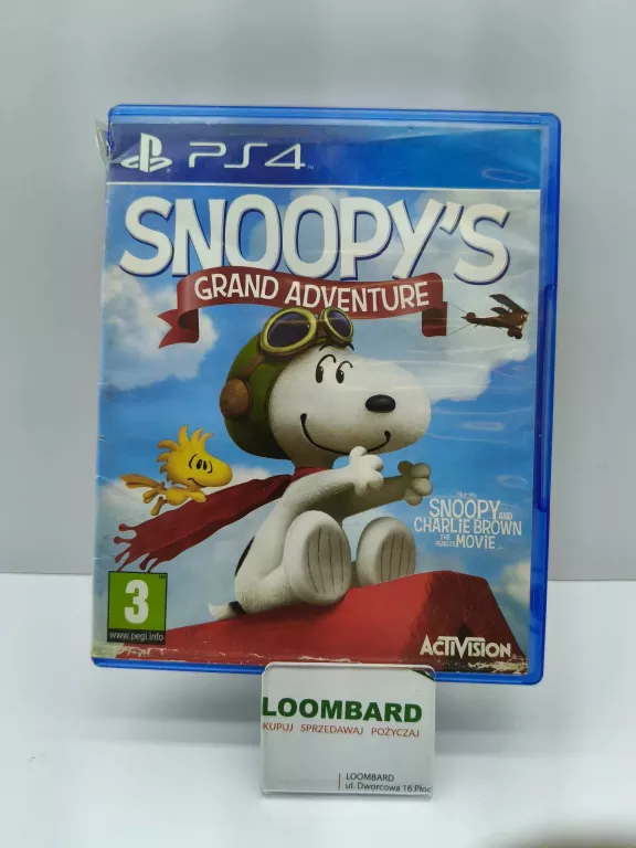 PS4 SNOOPY'S GRAND ADVENTURE PS4