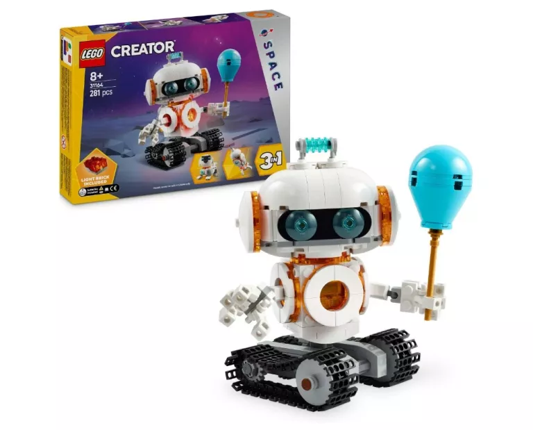 LEGO CREATOR 3 W 1 KOSMICZNY ROBOT 31164