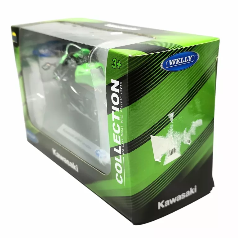 MODEL WELLY MOTOCYKL KAWASAKI NINJA ZX-10R POWYSTAWOWY