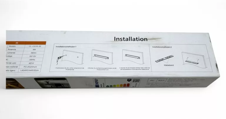LAMPKA LED PODSZAFKOWA Z CZUJNIKIEM RUCHU WOBSION 42CM 6000K JAK NOWA!!