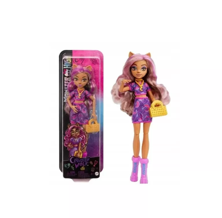 LALKA MATTEL MONSTER HIGH CLAWDEN 30 CM