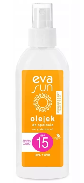 OLEJEK DO OPALANIA SPF 15 EVA SUN 150 ML 5900002076353