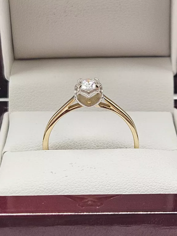 ZŁOTY PIERŚCIONEK Z DIAMENTEM 0,5CT (585) R: 20 2,29G