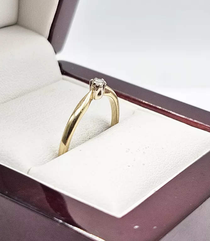 zloty-piescionek-diament-133-g-585-r16-007ct-grojecka-31-warszawa