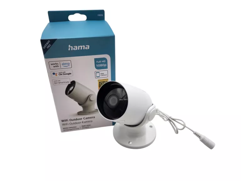 HAMA KAMERA WIFI Z CZUJNIKIEM RUCHU I NOKTOWIZOREM 1080P